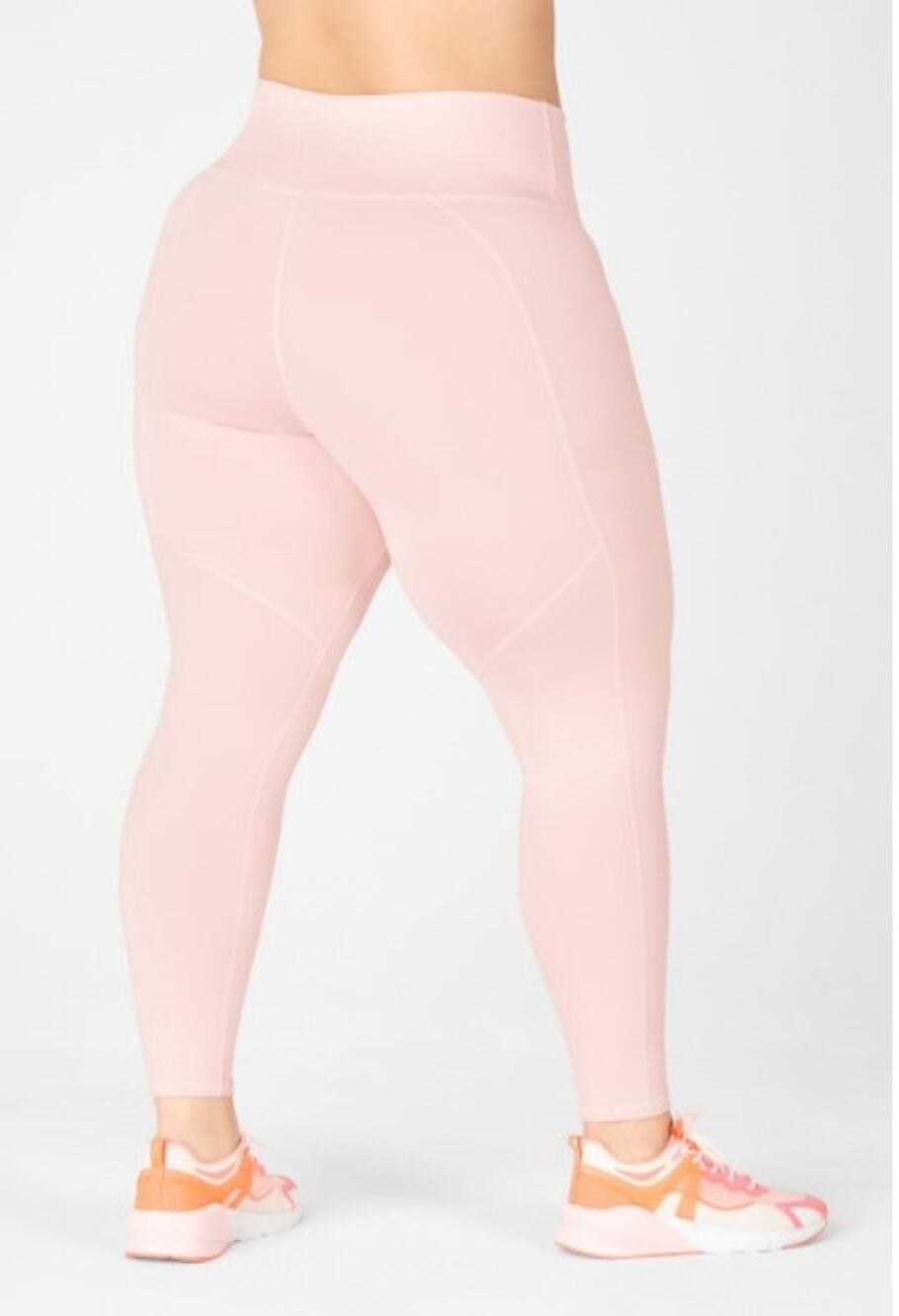 NWT Fabletics Define PowerHold High-Waisted Leggings 4X Pink